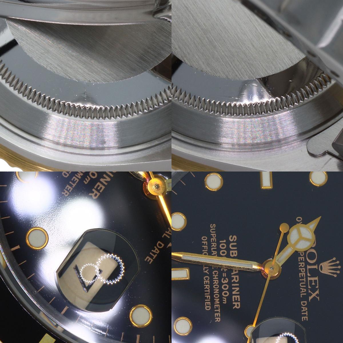 ROLEX Submarina Date Watches 16613 Stainless Steel/SSxK18YG mens