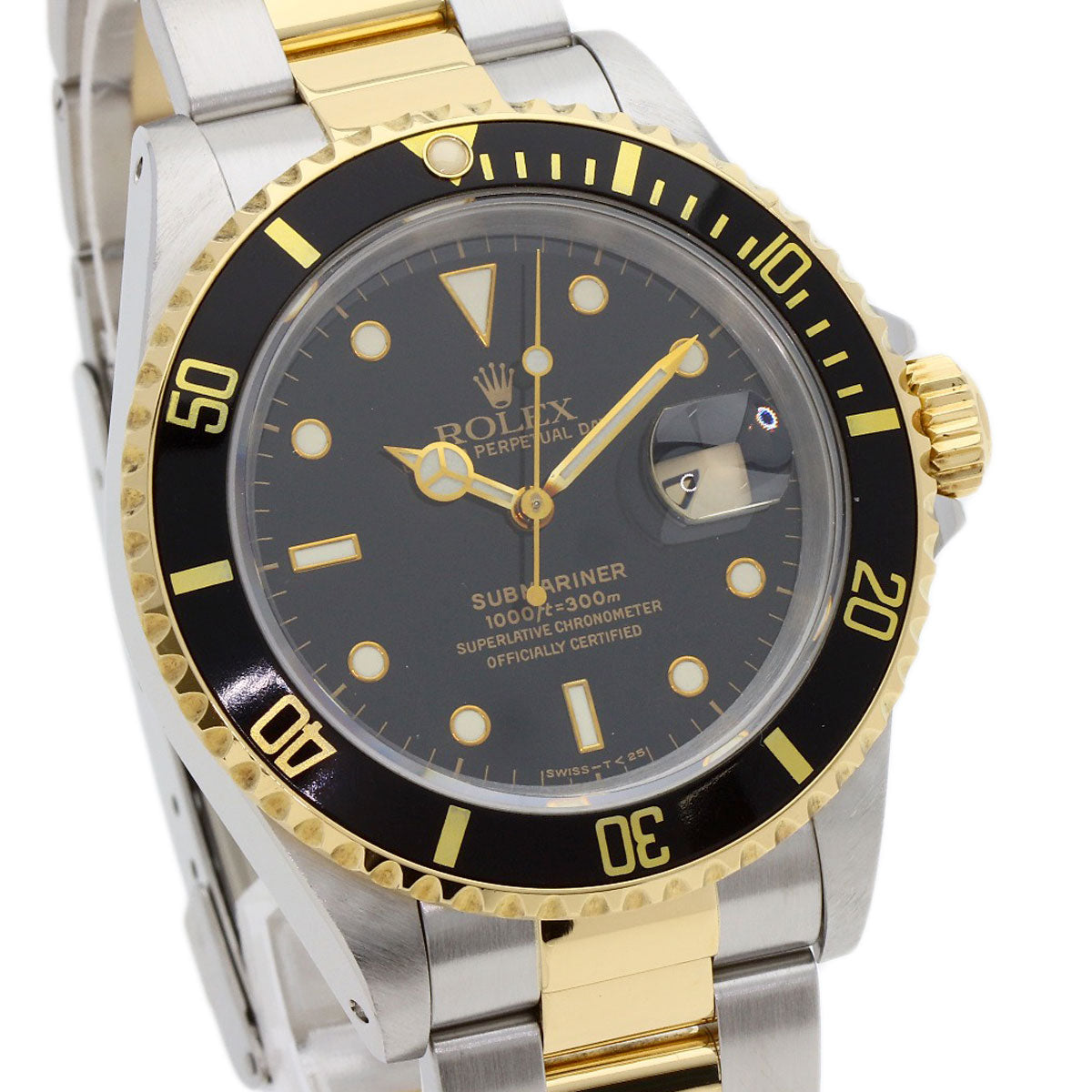 ROLEX Submarina Date Watches 16613 Stainless Steel/SSxK18YG mens