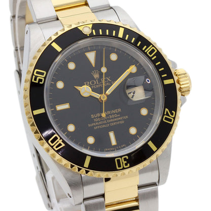 ROLEX Submarina Date Watches 16613 Stainless Steel/SSxK18YG mens