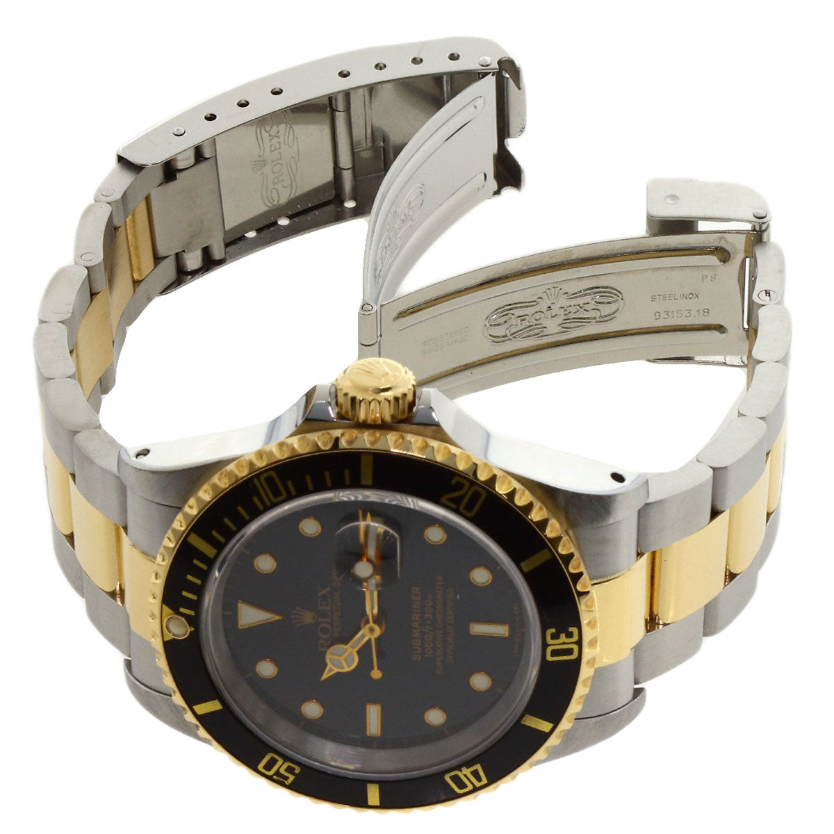 ROLEX Submarina Date Watches 16613 Stainless Steel/SSxK18YG mens