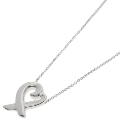 TIFFANY&Co. Loving heart Necklace Silver Ladies [Used]