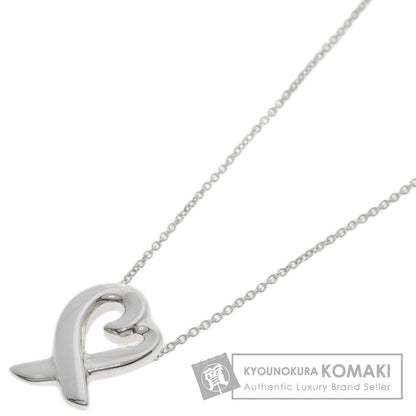 TIFFANY&Co. Loving heart Necklace Silver Ladies [Used]