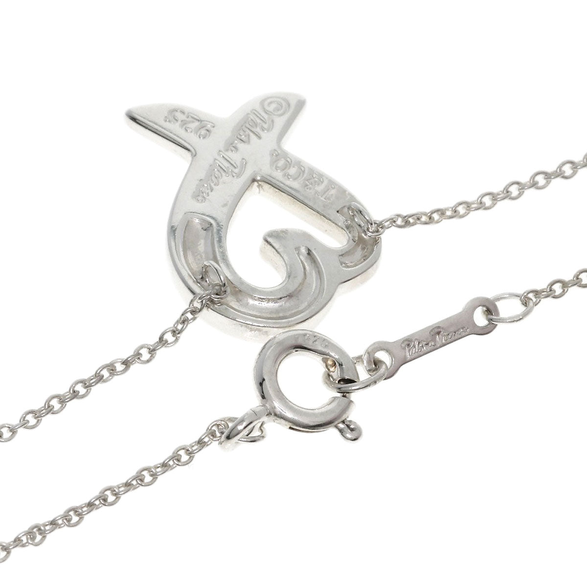TIFFANY&Co. Loving heart Necklace Silver Ladies [Used]