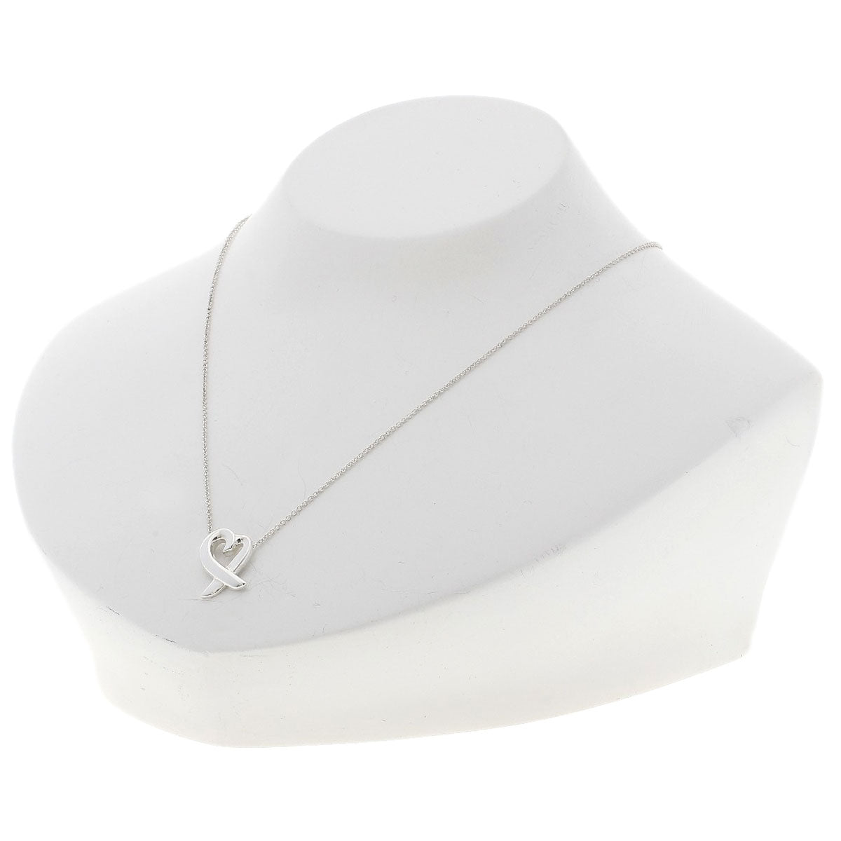 TIFFANY&Co. Loving heart Necklace Silver Ladies [Used]