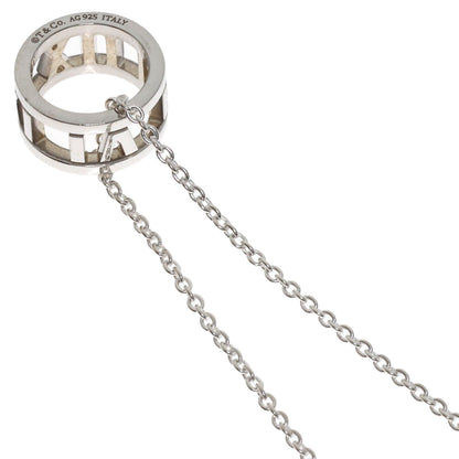 TIFFANY&Co. atlas circle Necklace Silver Ladies [Used]