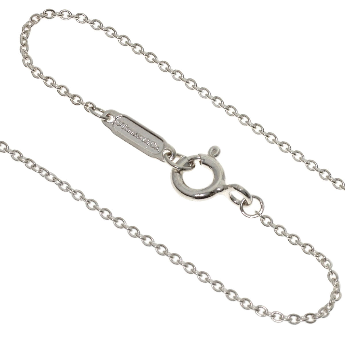 TIFFANY&Co. atlas circle Necklace Silver Ladies [Used]