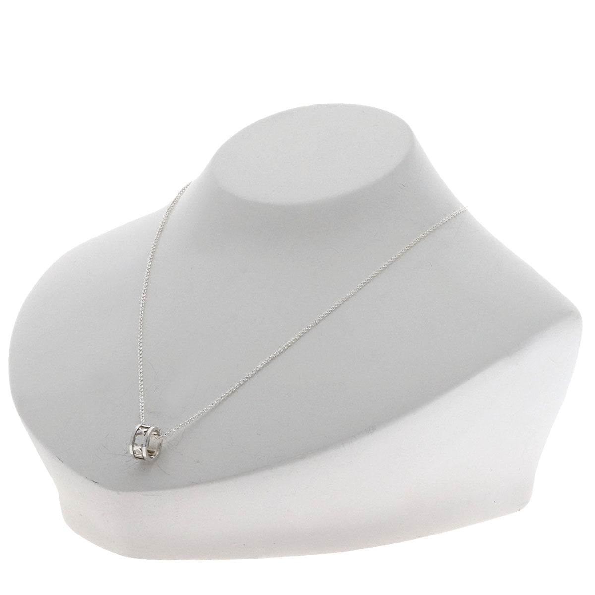 TIFFANY&Co. atlas circle Necklace Silver Ladies [Used]