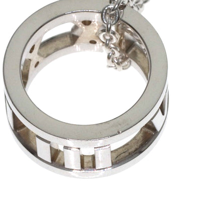 TIFFANY&Co. atlas circle Necklace Silver Ladies [Used]