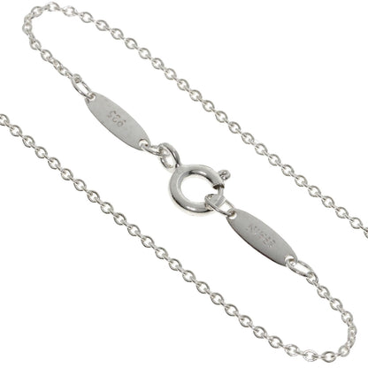 TIFFANY&Co. Open heart Necklace Silver Ladies [Used]