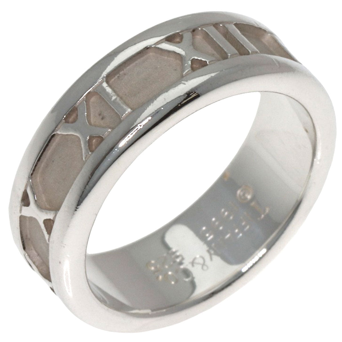 TIFFANY&Co. Atlas Ring Silver Ladies [Used]