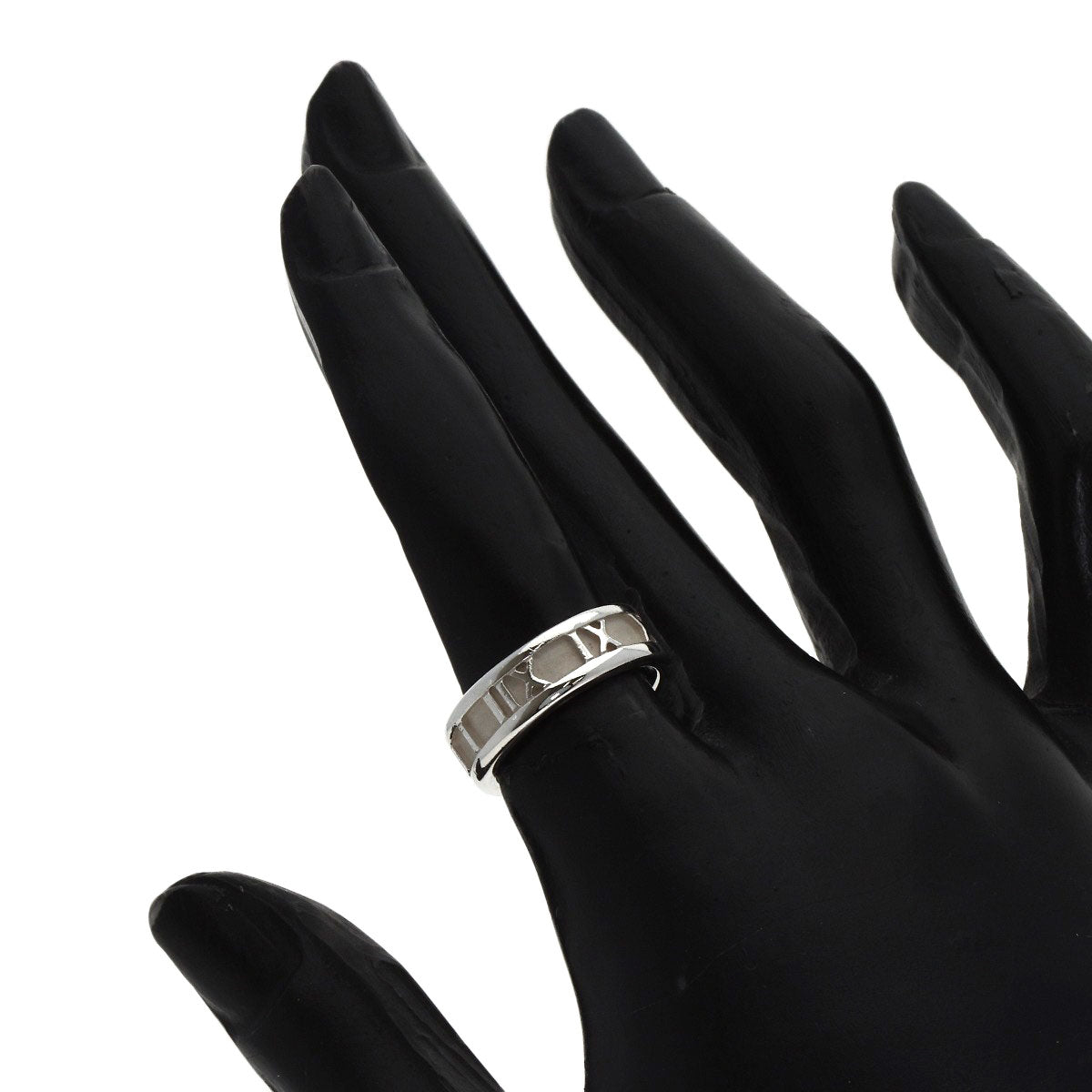 TIFFANY&Co. Atlas Ring Silver Ladies [Used]