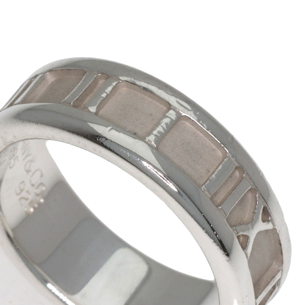 TIFFANY&Co. Atlas Ring Silver Ladies [Used]