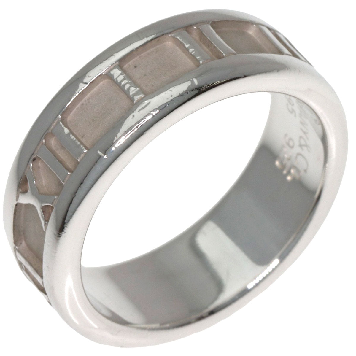 TIFFANY&Co. Atlas Ring Silver Ladies [Used]