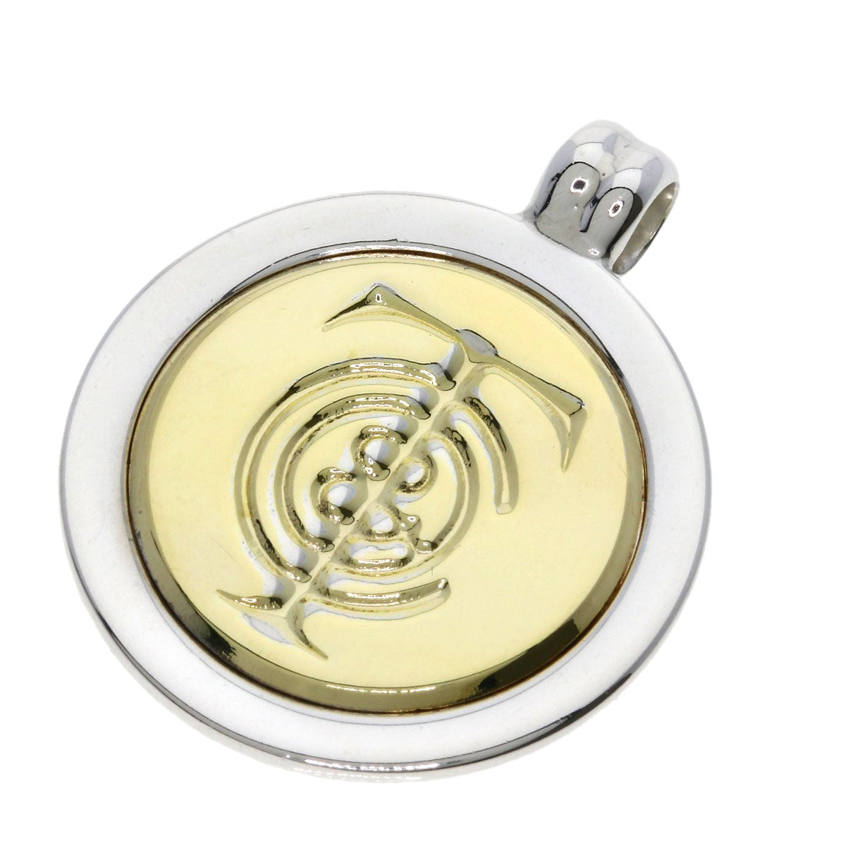 TIFFANY&Co. T & C coin Pendant top Silver 18K Yellow GoldLadies [Used]