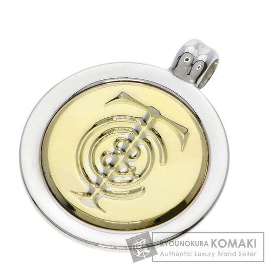 TIFFANY&Co. T & C coin Pendant top Silver 18K Yellow GoldLadies [Used]