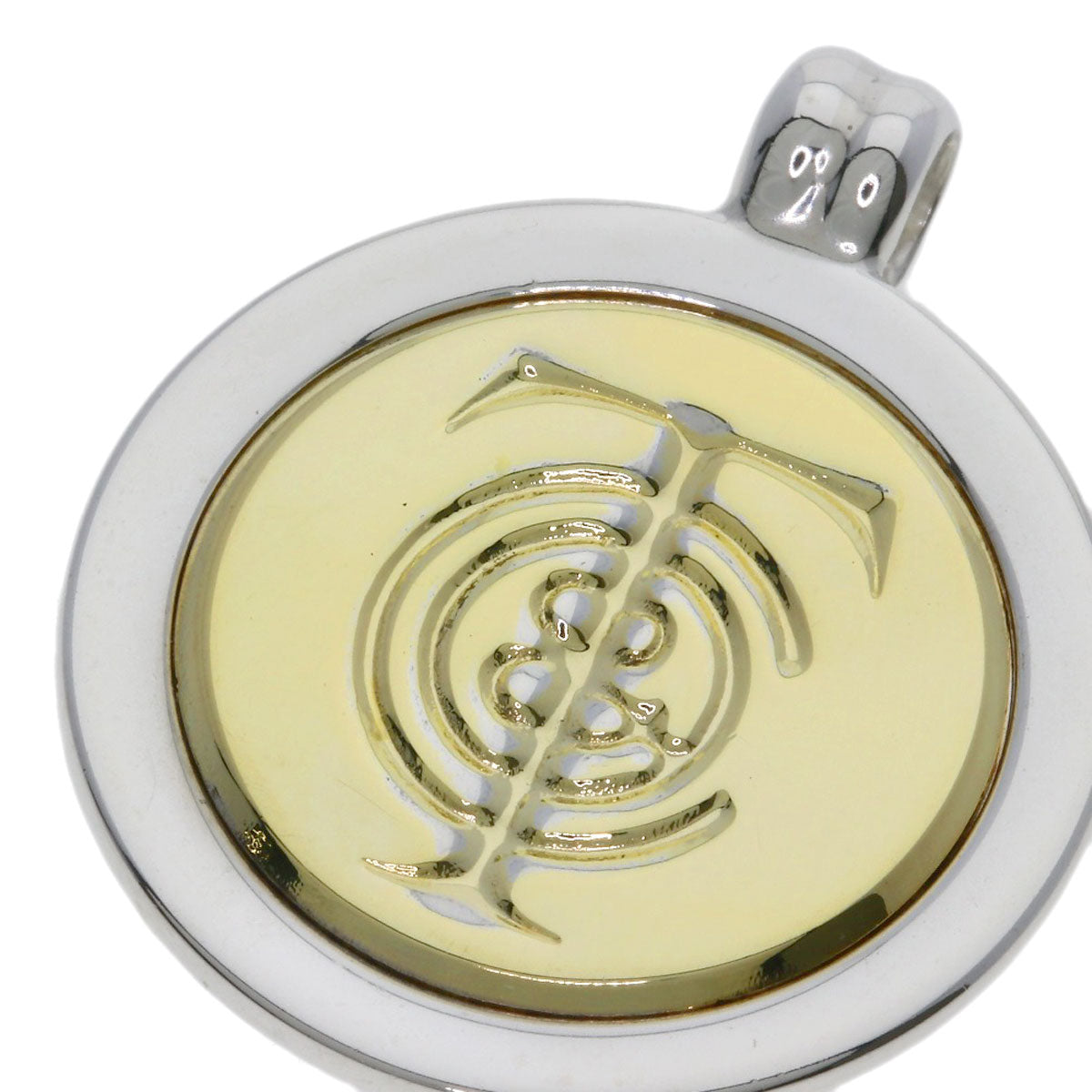 TIFFANY&Co. T & C coin Pendant top Silver 18K Yellow GoldLadies [Used]
