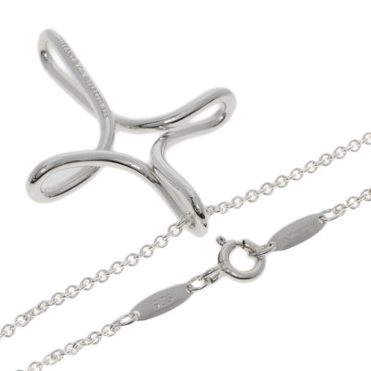 TIFFANY&Co. Open cross Necklace Silver Ladies [Used]
