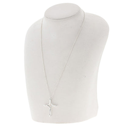 TIFFANY&Co. Open cross Necklace Silver Ladies [Used]