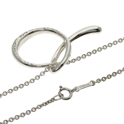 TIFFANY&Co. Initial a Necklace Silver Ladies [Used]