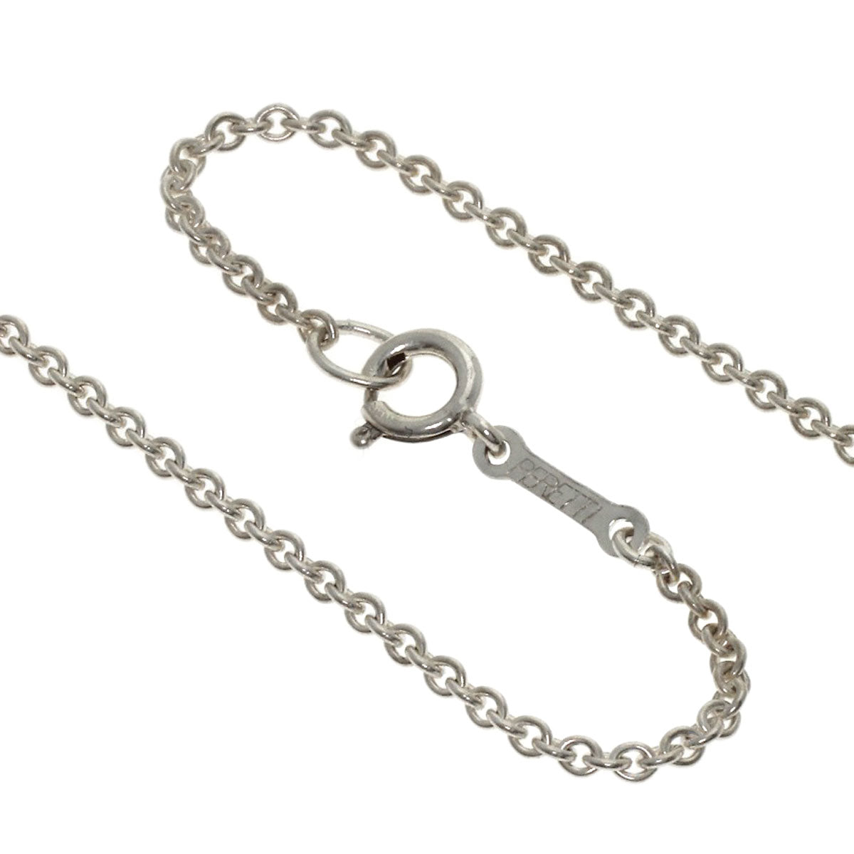 TIFFANY&Co. Initial a Necklace Silver Ladies [Used]
