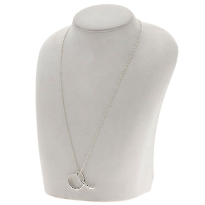 TIFFANY&Co. Initial a Necklace Silver Ladies [Used]