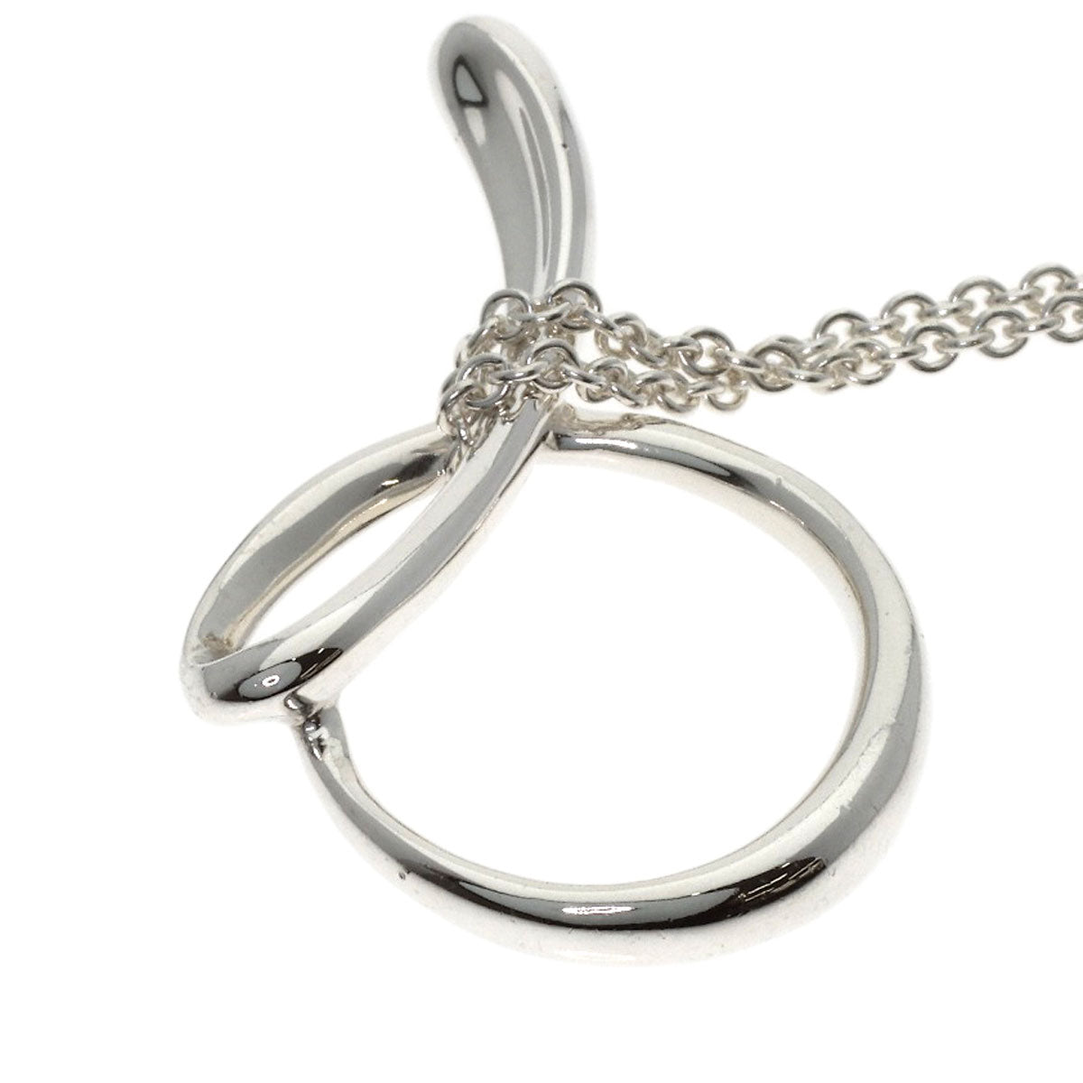 TIFFANY&Co. Initial a Necklace Silver Ladies [Used]