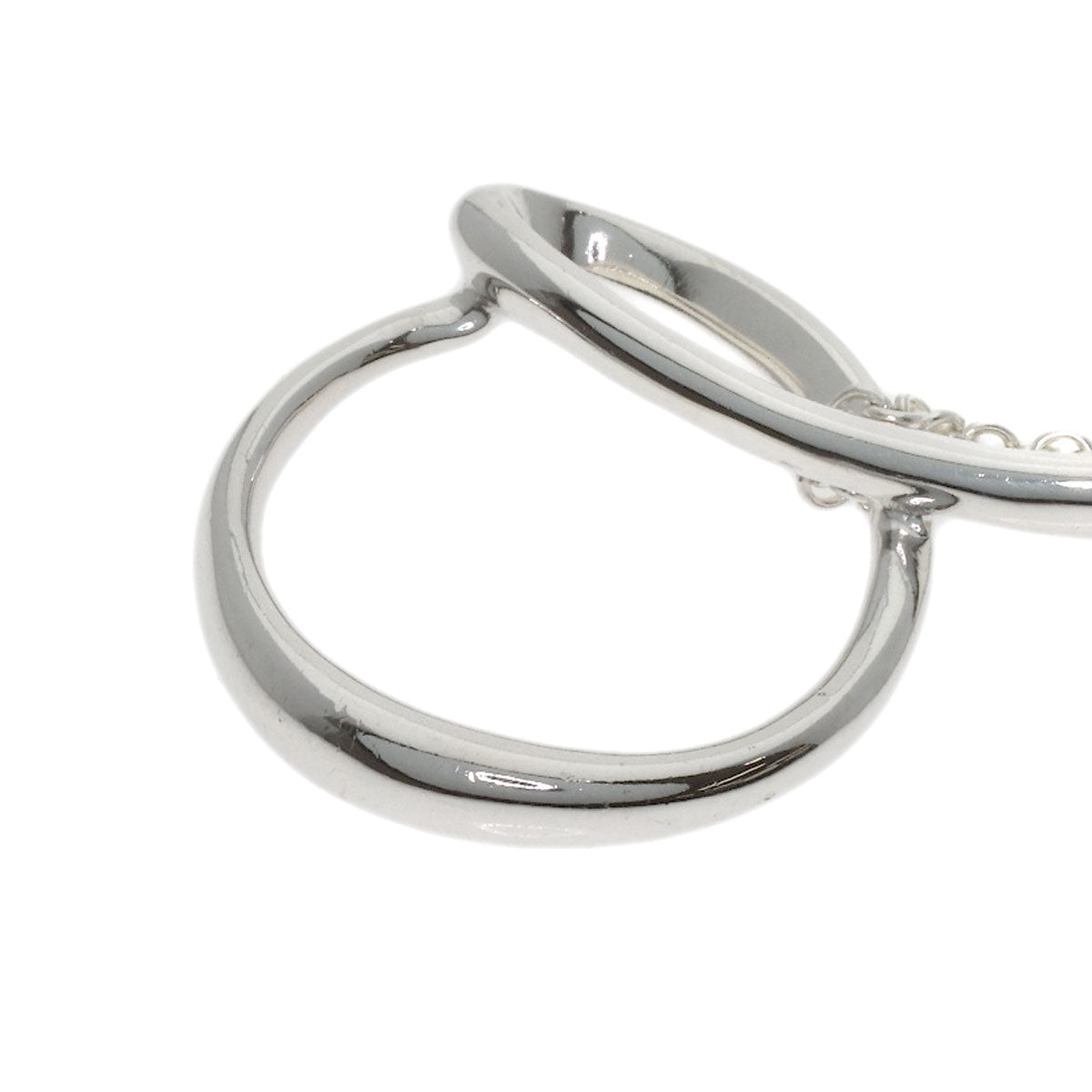 TIFFANY&Co. Initial a Necklace Silver Ladies [Used]