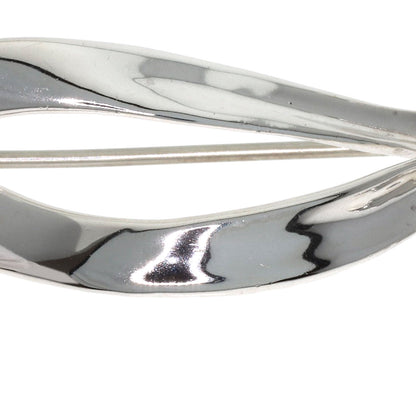 TIFFANY&Co. Ribbon motif Brooch Silver Ladies [Used]