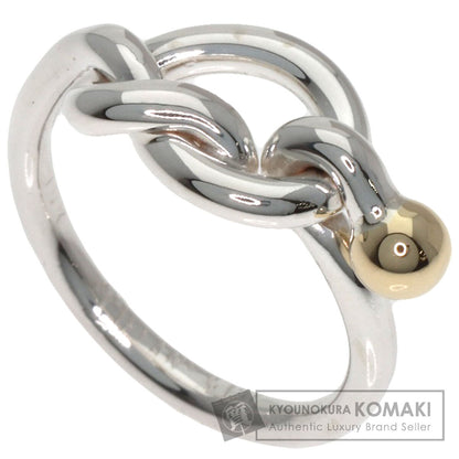 TIFFANY&Co. Love knot Ring Silver 18K Yellow GoldLadies [Used]