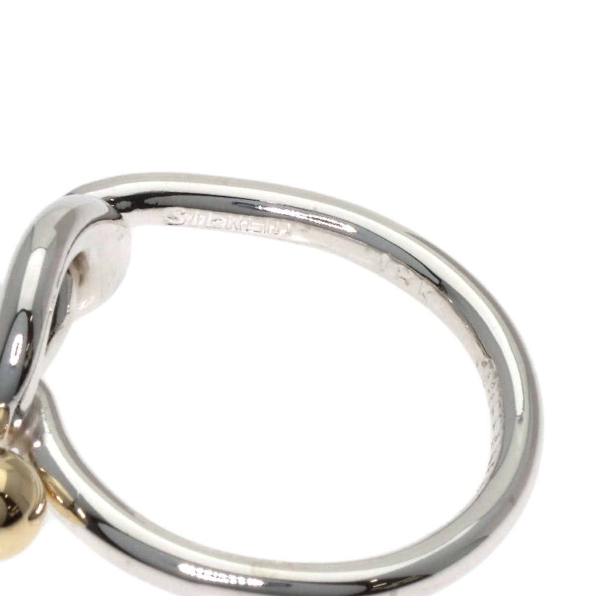 TIFFANY&Co. Love knot Ring Silver 18K Yellow GoldLadies [Used]