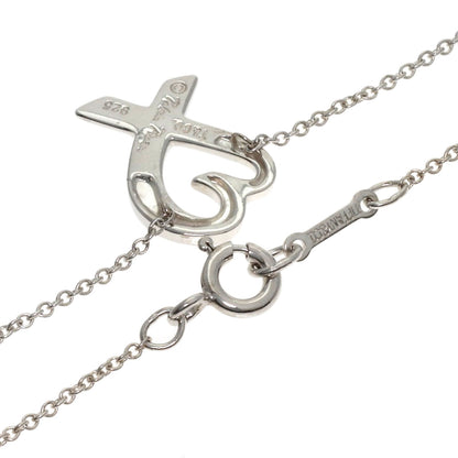 TIFFANY&Co. Loving heart Necklace Silver Ladies [Used]