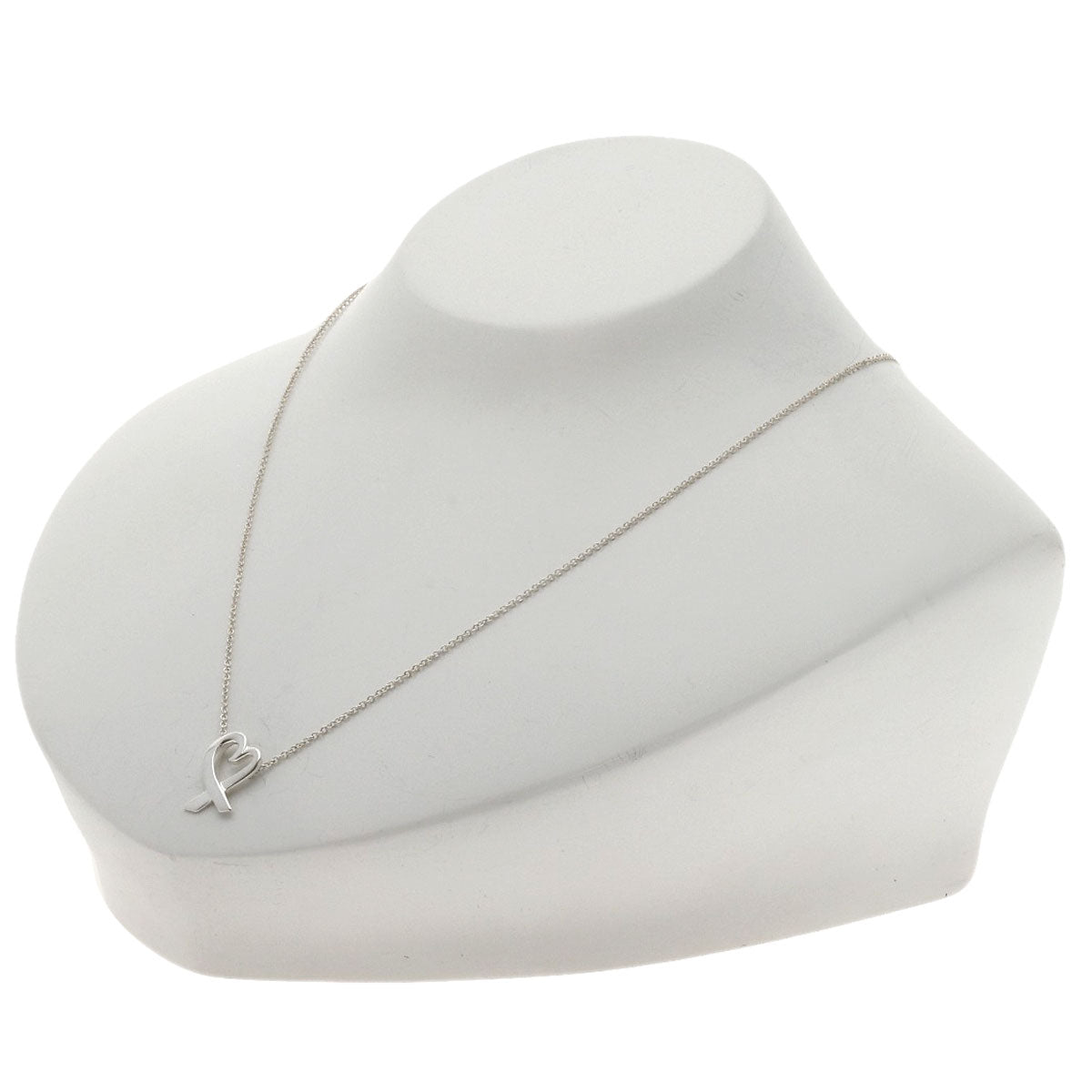 TIFFANY&Co. Loving heart Necklace Silver Ladies [Used]