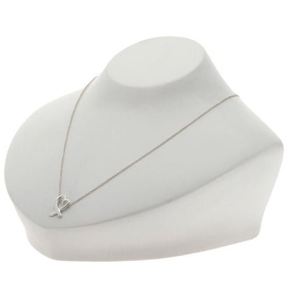 TIFFANY&Co. Loving heart Necklace Silver Ladies [Used]