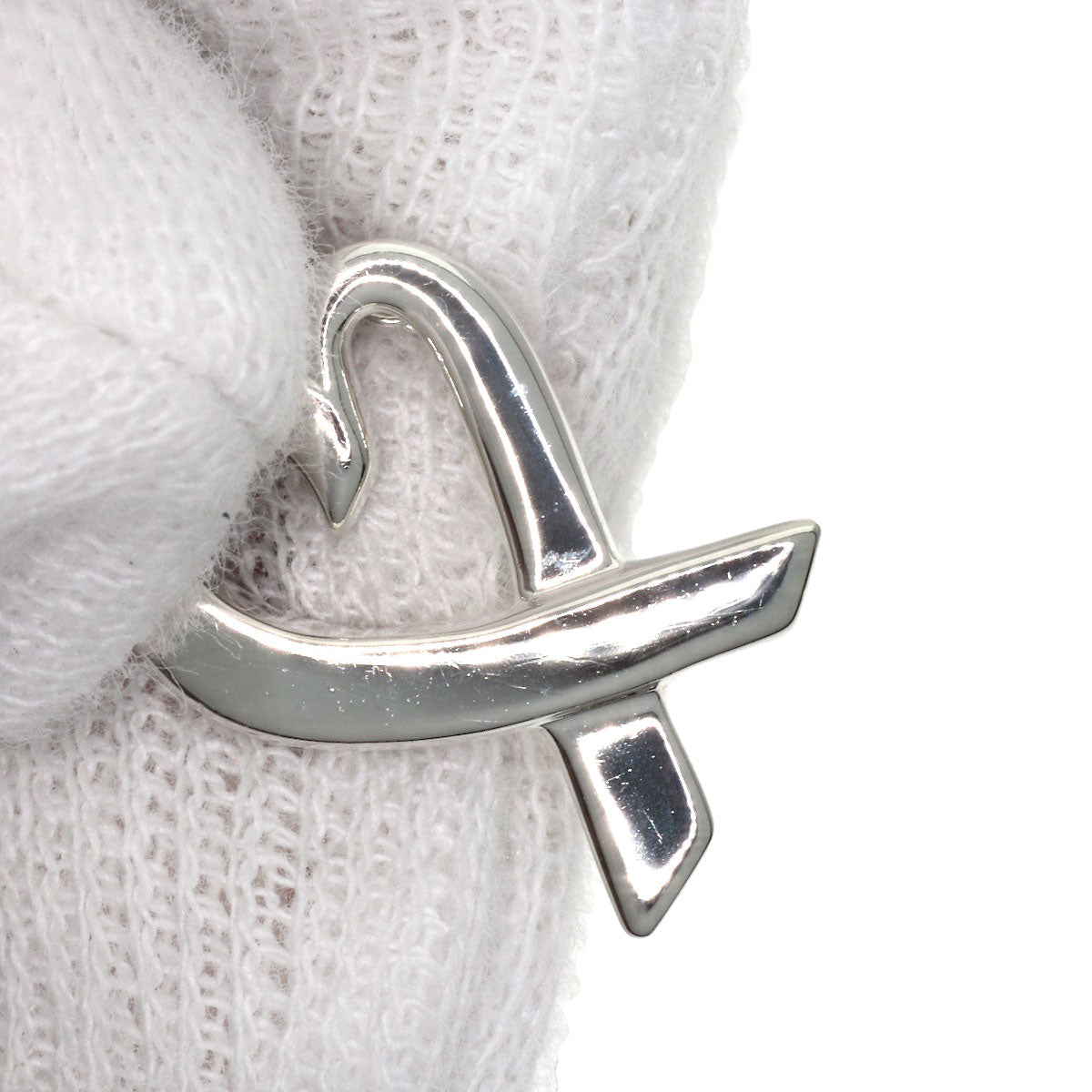 TIFFANY&Co. Loving heart Necklace Silver Ladies [Used]