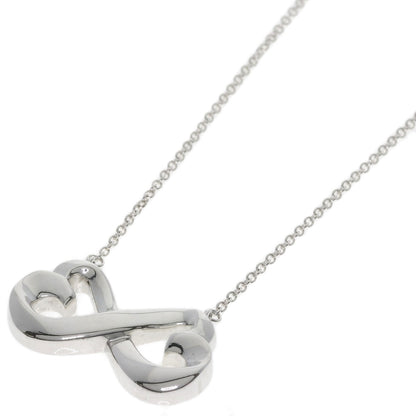 TIFFANY&Co. Double rubbing heart Necklace Silver Ladies [Used]