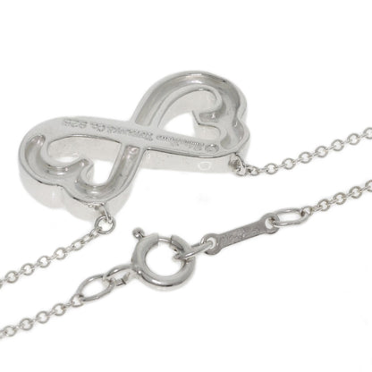 TIFFANY&Co. Double rubbing heart Necklace Silver Ladies [Used]