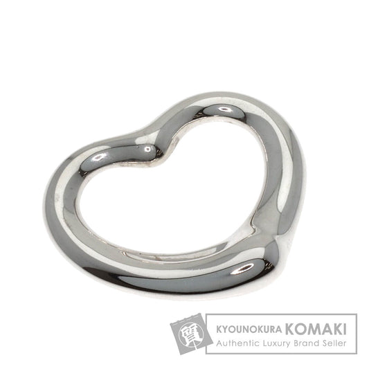 TIFFANY&Co. Open heart Pendant top Silver Ladies [Used]