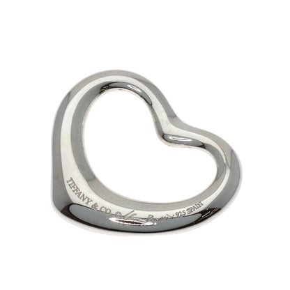 TIFFANY&Co. Open heart Pendant top Silver Ladies [Used]