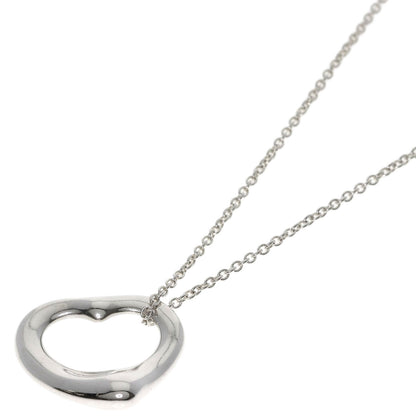 TIFFANY&Co. Open heart Necklace Silver Ladies [Used]