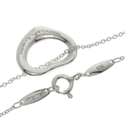 TIFFANY&Co. Open heart Necklace Silver Ladies [Used]