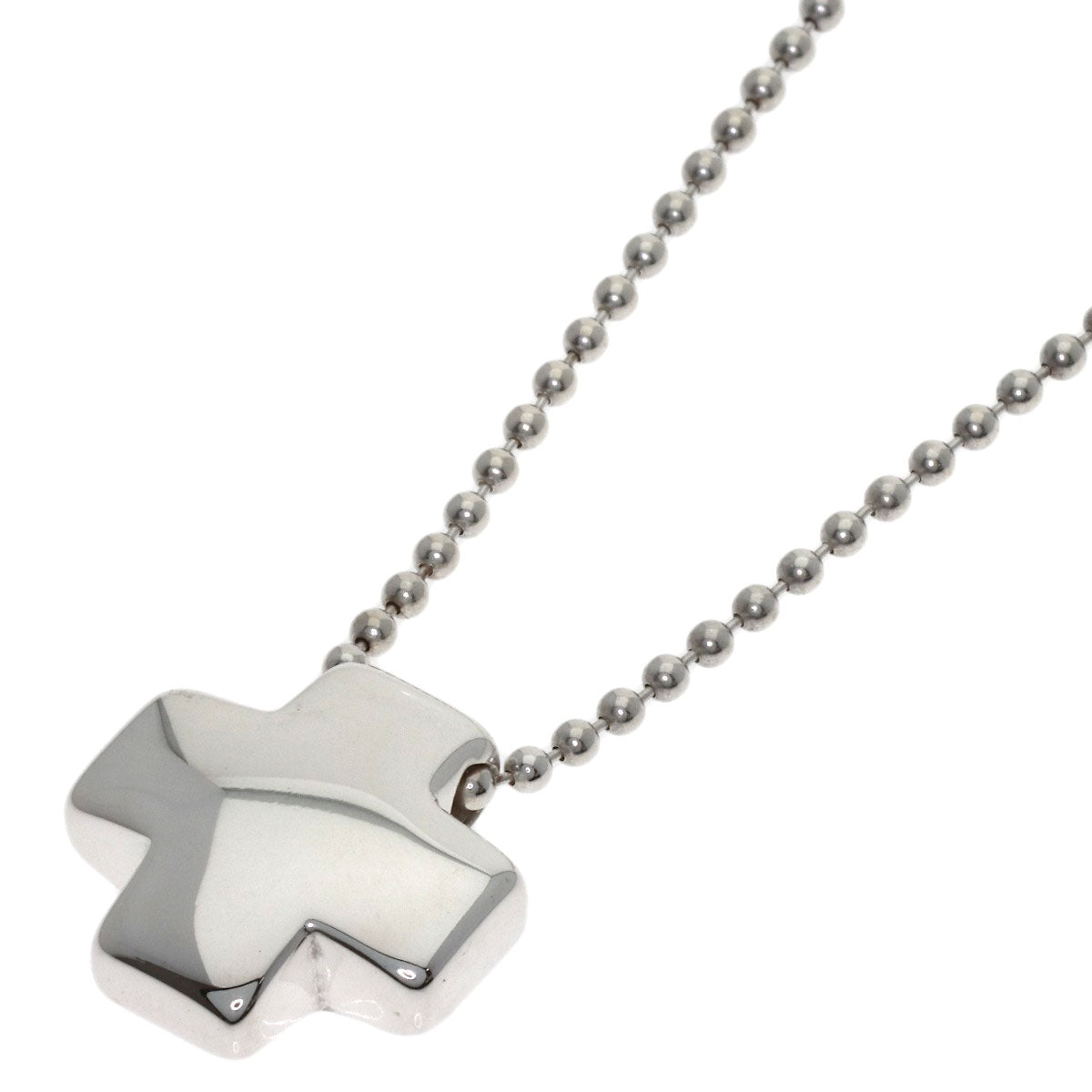 TIFFANY&Co. cross Necklace Silver Ladies [Used]