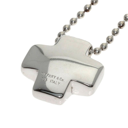 TIFFANY&Co. cross Necklace Silver Ladies [Used]