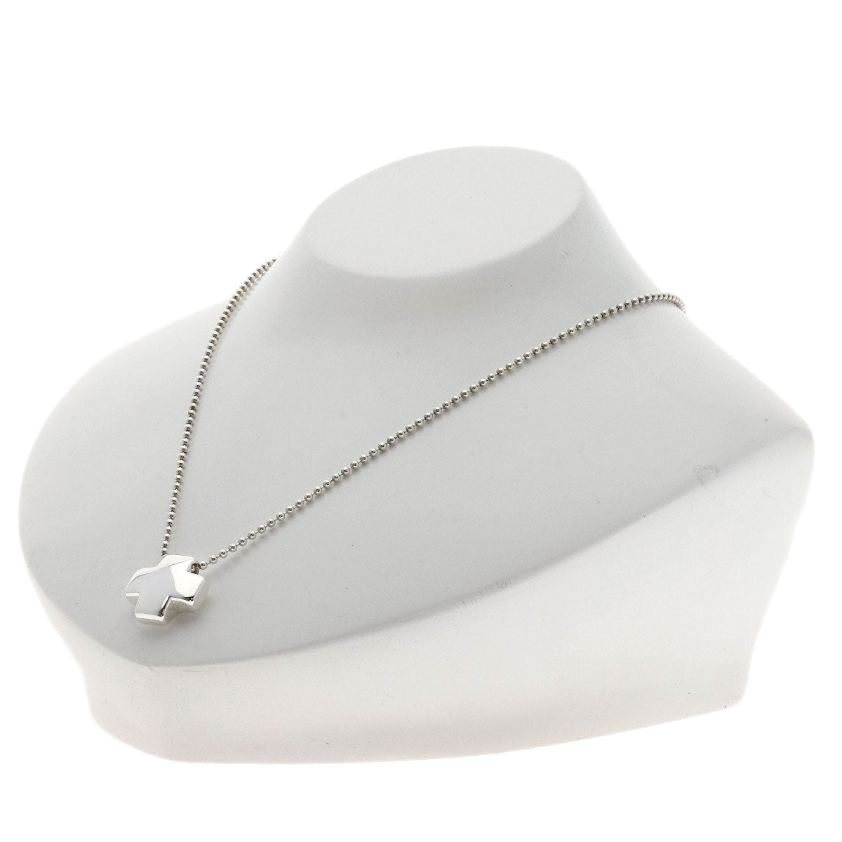 TIFFANY&Co. cross Necklace Silver Ladies [Used]