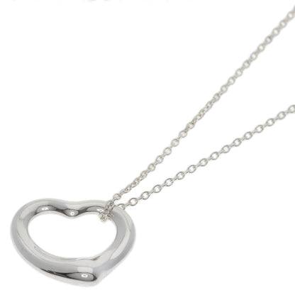 TIFFANY&Co. Open heart Necklace Silver Ladies [Used]
