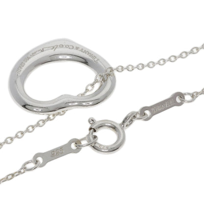 TIFFANY&Co. Open heart Necklace Silver Ladies [Used]