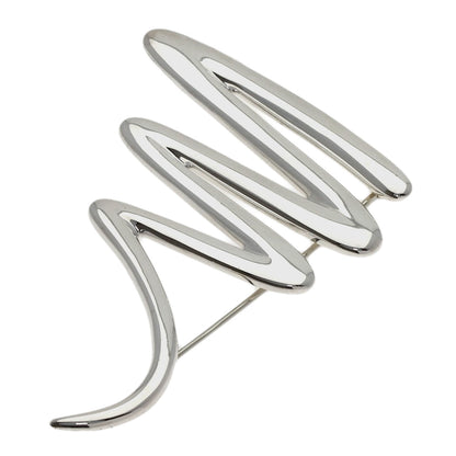 TIFFANY&Co. Scribble Brooch Silver Ladies [Used]