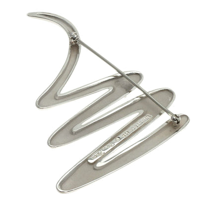 TIFFANY&Co. Scribble Brooch Silver Ladies [Used]