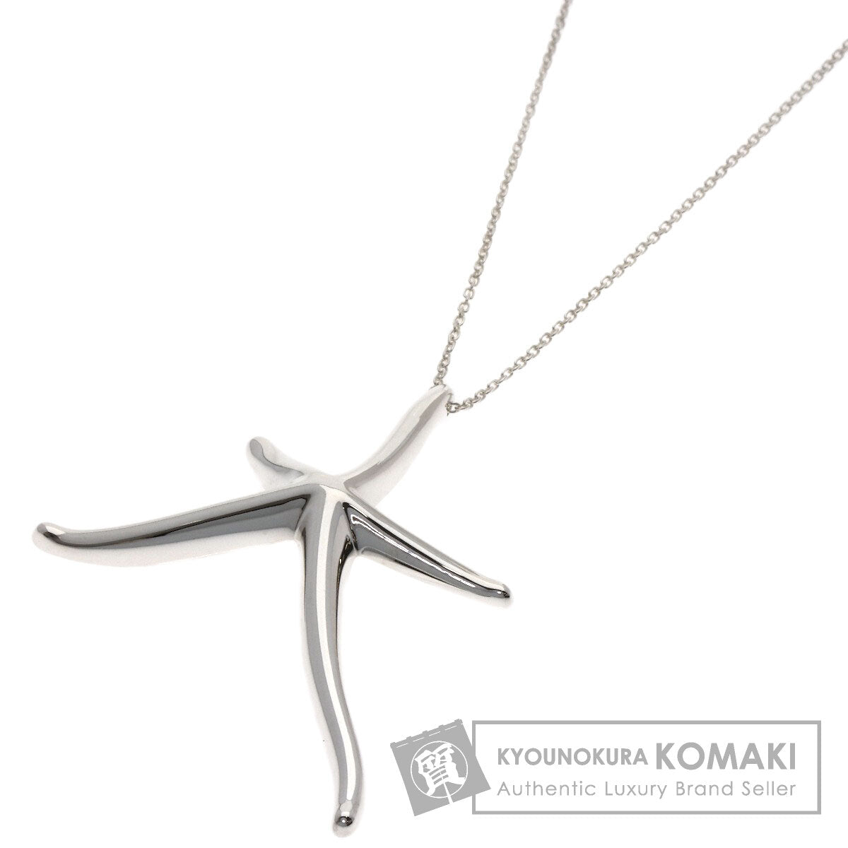TIFFANY&Co. Starfish Medium Necklace Silver Ladies [Used]
