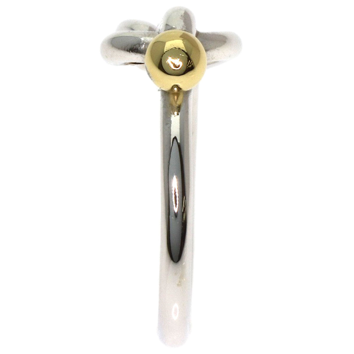TIFFANY&Co. Love knot Ring Silver 18K Yellow GoldLadies [Used]