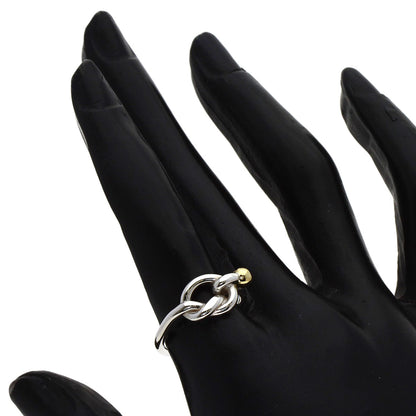 TIFFANY&Co. Love knot Ring Silver 18K Yellow GoldLadies [Used]